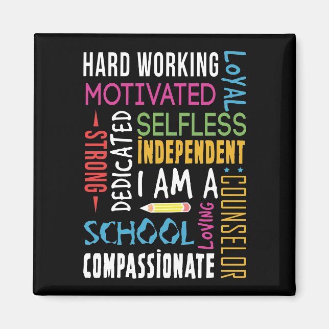 Jag är en av skolrådgivarnas uppskattningar magnet (Framsidan)