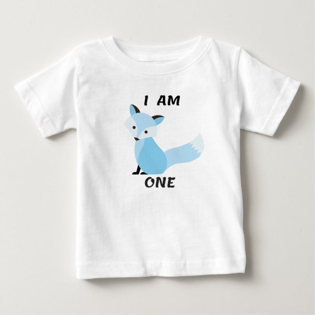 Jag är en Baby Småbarn Boy Fox T-shirt (Framsida)