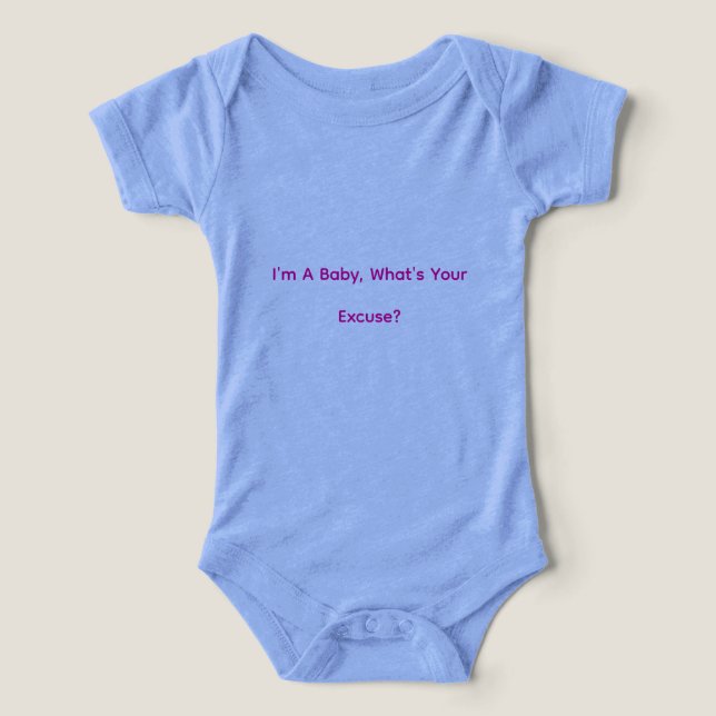 Jag är en baby t shirt (Design Framsida)