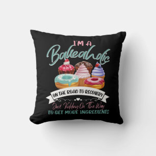 Jag är en bakahollös Baking Baker Cuptårta Cookin Kudde