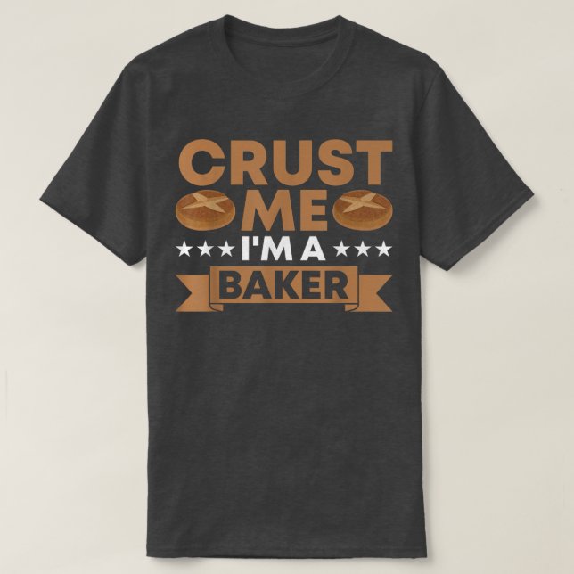 Jag är en Baker Baking Bakery Baker Master T Shirt (Design framsida)