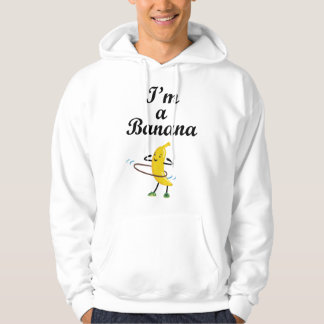 Jag är en banan. Hula Hup Hoodie