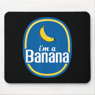 Jag är en Banana Costume Halloween Fruit Gult Roli Musmatta