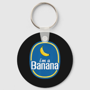 Jag är en Banana Costume Halloween Fruit Gult Roli Nyckelring