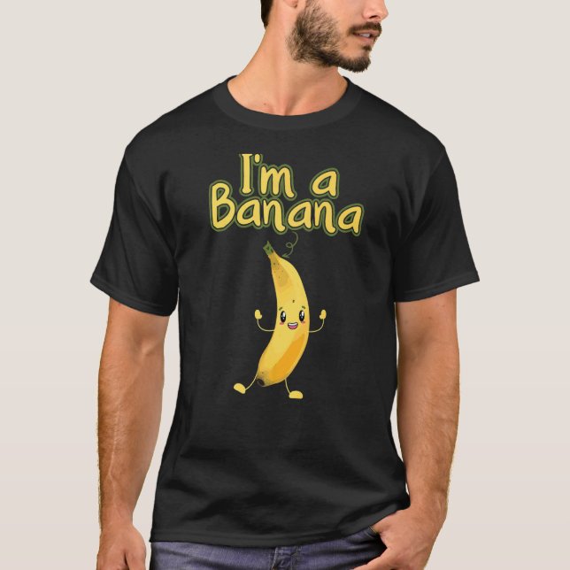 Jag är en bananusfunny Kvinnor Banana Gult Fruit K T Shirt (Framsida)