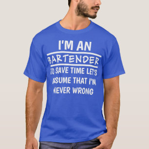 Jag är en bartender t shirt