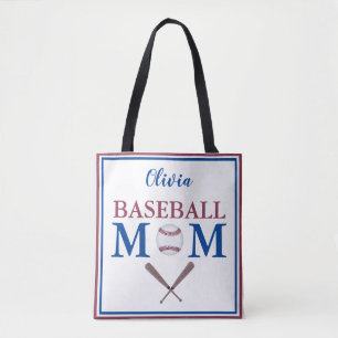 Jag är en Baseball Mamma Personlig Tygkasse