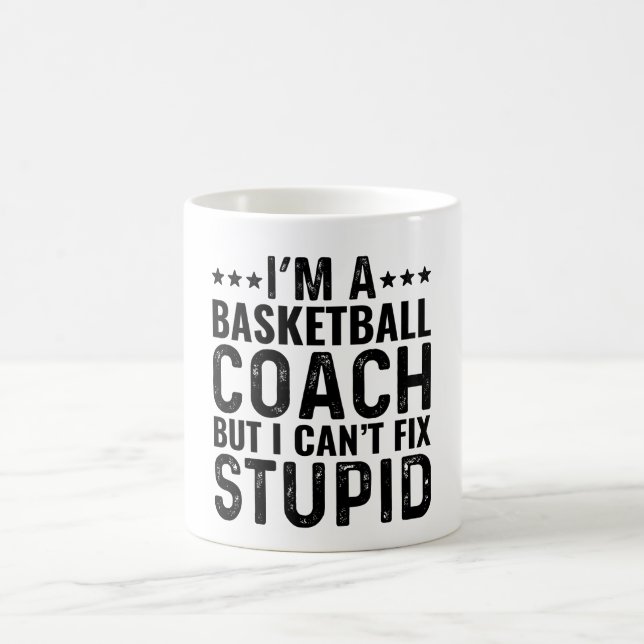 Jag är en baskettränare, men jag kan inte laga Stu Kaffemugg (Center)