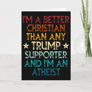 Jag är en bättre kristen än någon Trump-supporter  Kort