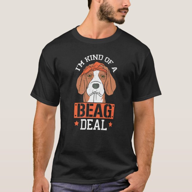 Jag är en Beag Deal Hund Puppy Owner Beagle T Shirt (Framsida)
