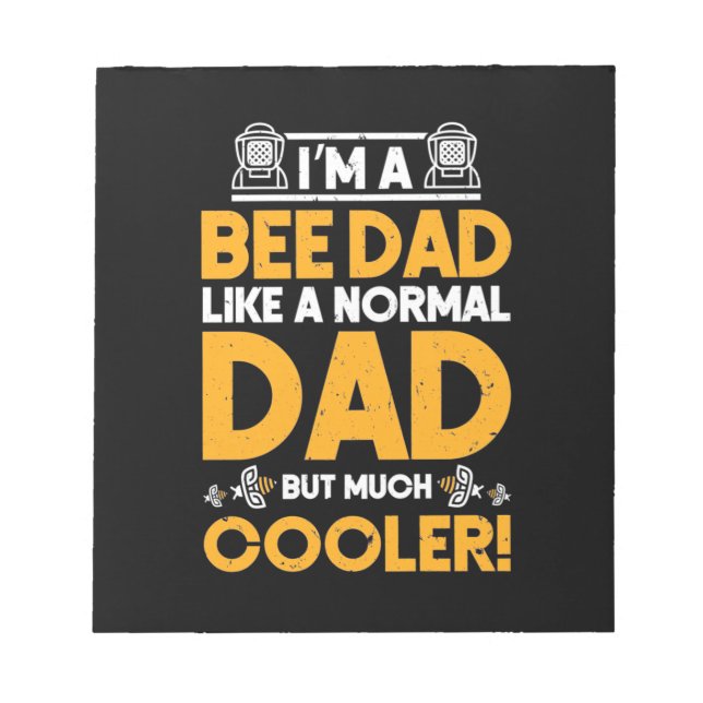 Jag är en Bee Pappa Anteckningsblock (Framsida)