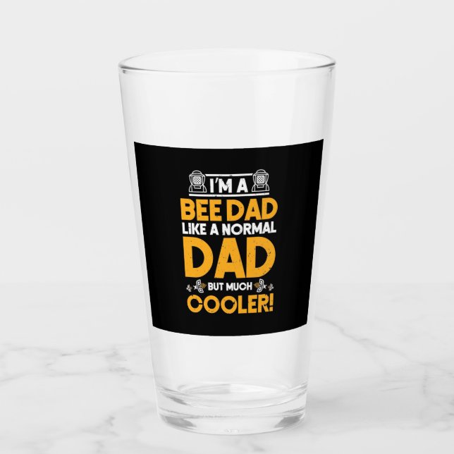 Jag är en Bee Pappa Glaskopp (Framsida)