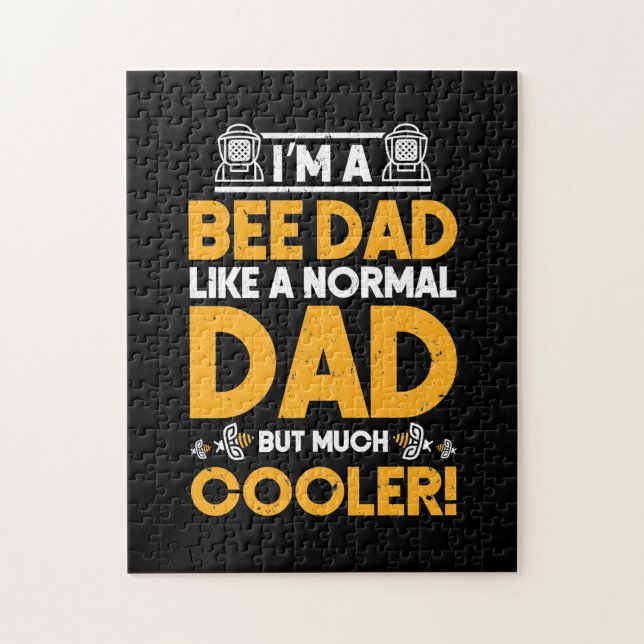 Jag är en Bee Pappa Pussel (Vertikal)
