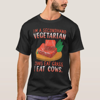 Jag är en begagnad vegetarian vegan t shirt