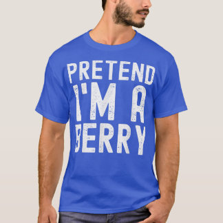 Jag är en berry Funny Lazy Halloween Costume P T Shirt