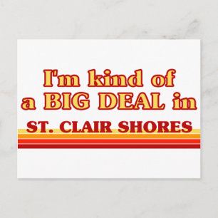 Jag är en BIG DEAL i St Clair Shores Vykort