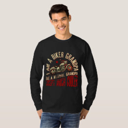 Jag är en Biker GrandPa Coola Tshirt För manar T Shirt