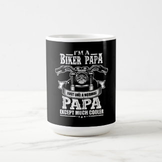 Jag är en Biker Pappa | Far Gift | Pappa Kaffemugg