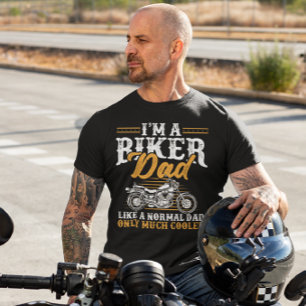 Jag är en Biker Pappa Funny Motorcycle Rider Papp T Shirt