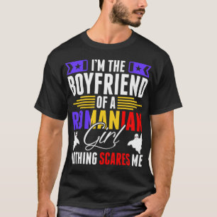 Jag är en bojvän till en rumänsk flicktröja t shirt