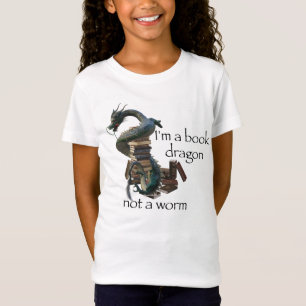 Jag är en bokdrake, inte en mask t shirt