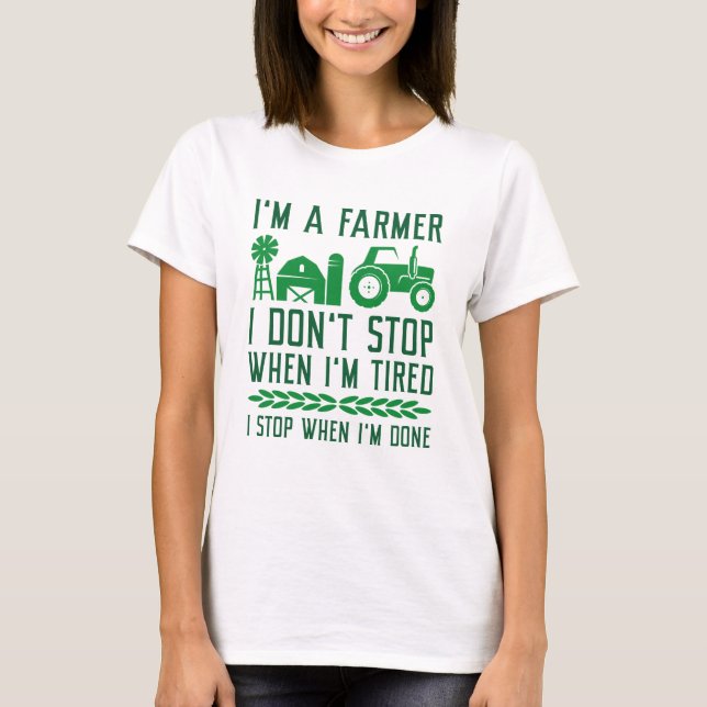 Jag Är En Bonde T Shirt (Framsida)