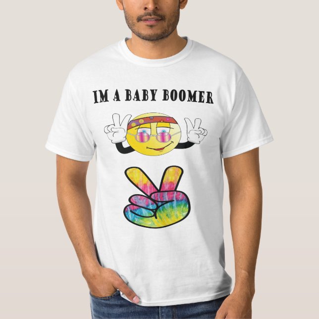 Jag är en boomer i baby t shirt (Framsida)