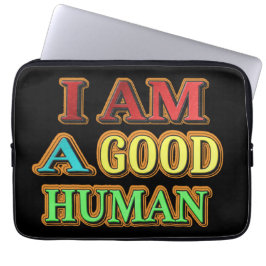 "Jag är en Bra människa". Köp nu Laptop Fodral