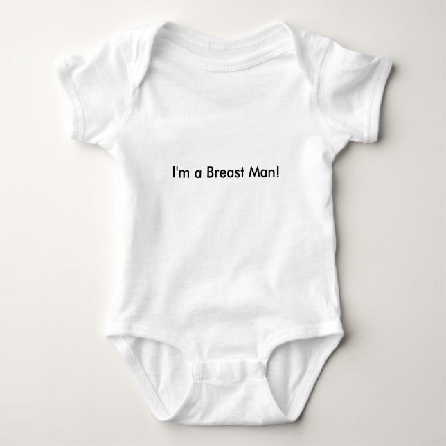 Jag är en Breast Man! T-shirt (Framsida)