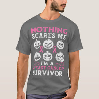 Jag är en Bröstcancer överlevande-bäckscancer-Awar T Shirt