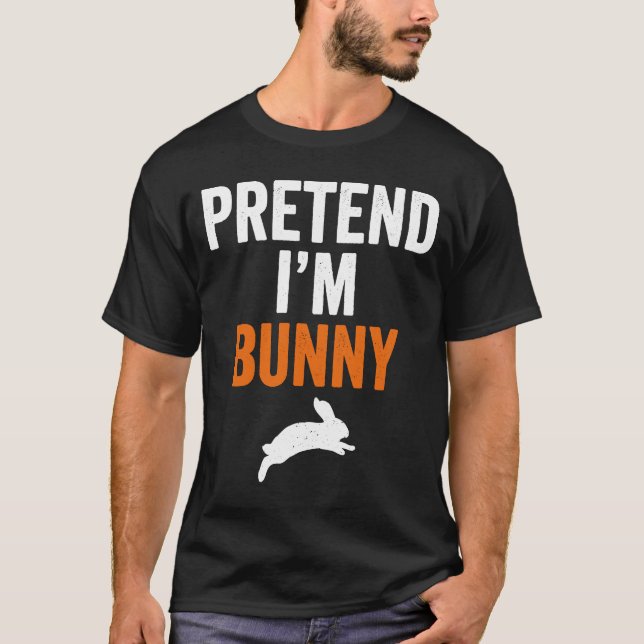 Jag är en Bunny Halloween Costume T Shirt (Framsida)