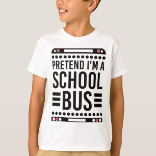 Jag är en Buss Costume Halloween T Shirt