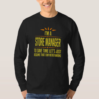 Jag är en butikschef t shirt