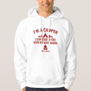 Jag är en Camper Hoodie