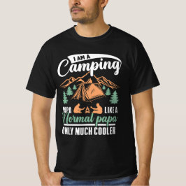 Jag är en camping pappa Pappa Manar Funny Camping T Shirt