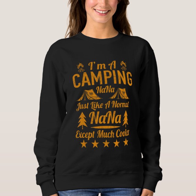 Jag Är En Campingmormor Precis Som En Vanlig T Shirt (Framsida)