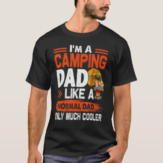 Jag är en campingpappa som en vanlig pappa, bara m t shirt