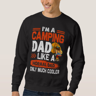 Jag är en campingpappa som en vanlig pappa bara my lång ärmad tröja