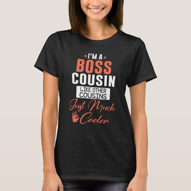 Jag är en Chef kusin som andra kusiner... T Shirt (Framsida)