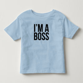 Jag är en Chef - liten men mäktig Småbarn Tee! T Shirt