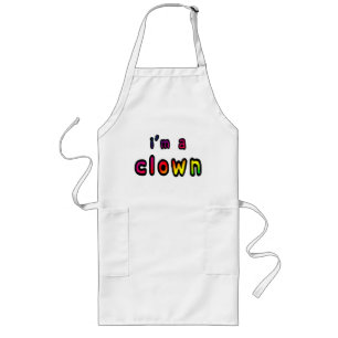 Jag är en clown långt förkläde