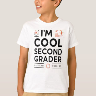 Jag är en cool elev i andra klass T-shirt för