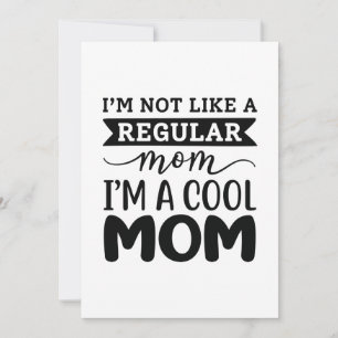 Jag Är En Cool Mamma Tack Kort