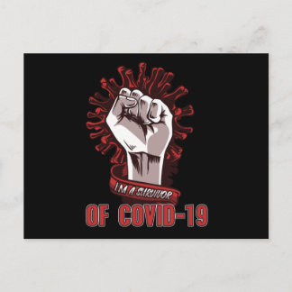 Jag är en Corona Survivor Vykort