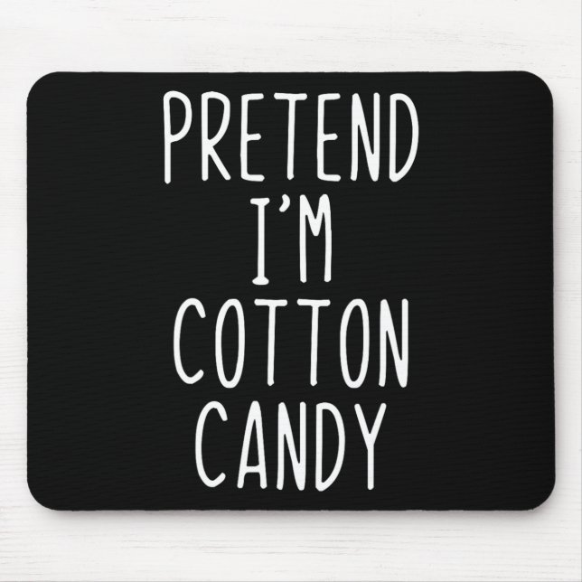 Jag är en Cotton Candy Costume Halloween Lazy Musmatta (Framsidan)