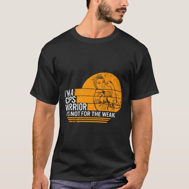 JAG ÄR EN Crps-krigare Komplex Regionalt Smärtsynd T Shirt (Framsida)