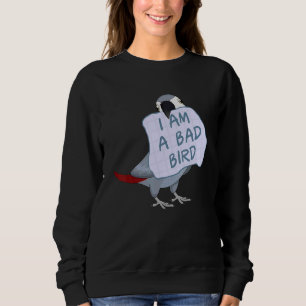 Jag är en dålig fågel i Afrikas Grått Parrot T Shirt