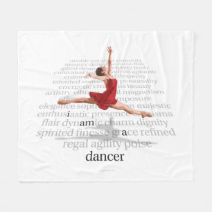 Jag är en dansare Fleece Blanket