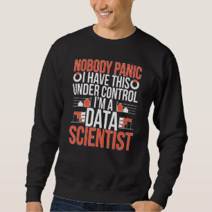 Jag Är En Dataforskare Datavetenskap Dataforskare Lång Ärmad Tröja