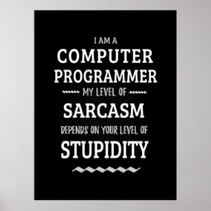 Jag är en datorprogrammerare poster